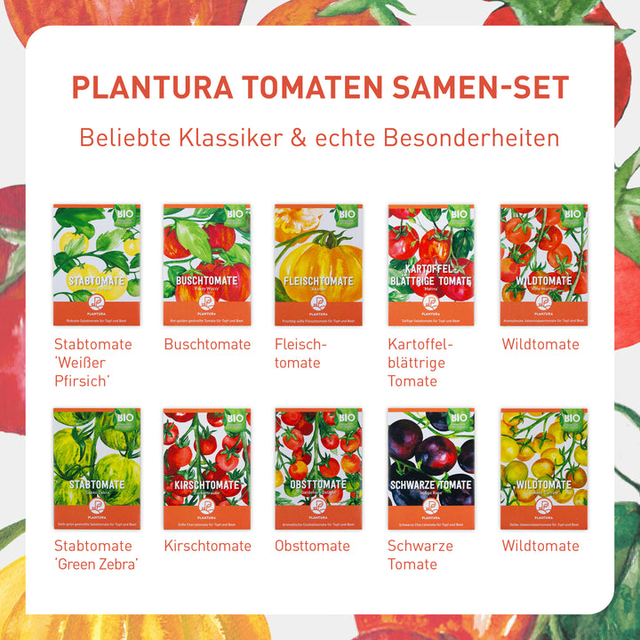 Inhalt Plantura Tomaten-Samen-Set