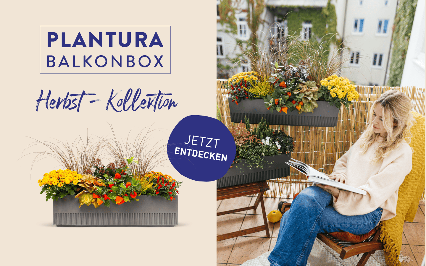 Balkonbox Herbst-Kollektion