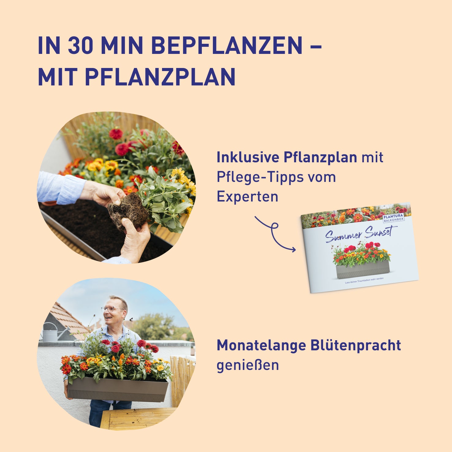 Balkonkasten Royal White zum Selbstbepflanzen