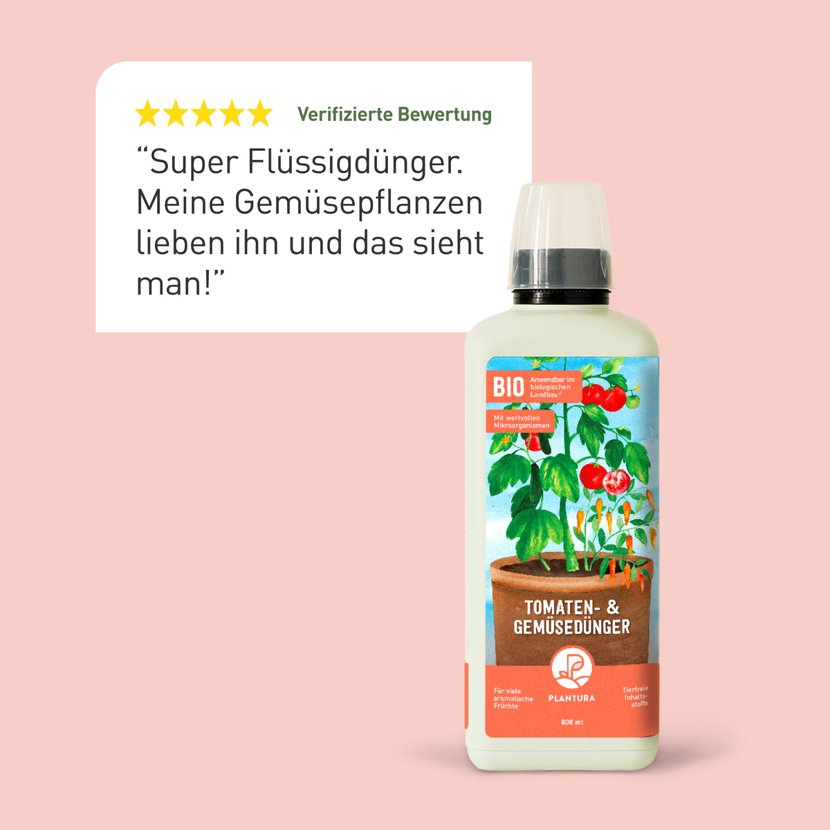 Bewertung des Plantura Bio-Gemüsedüngers