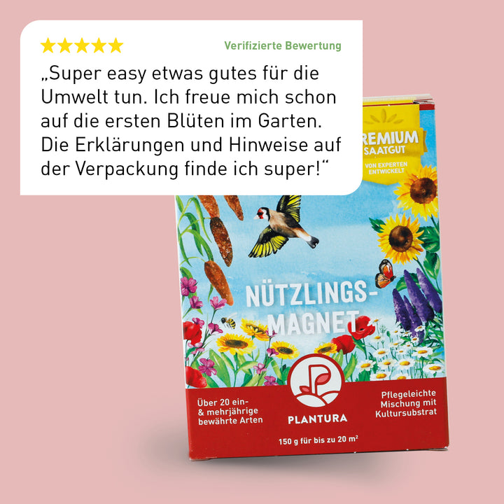 Bewertung des Plantura Nützlingsmagnets