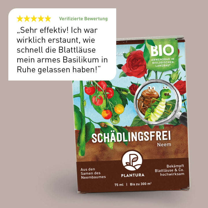 Bewertung des Plantura Schädlingsfrei Neems