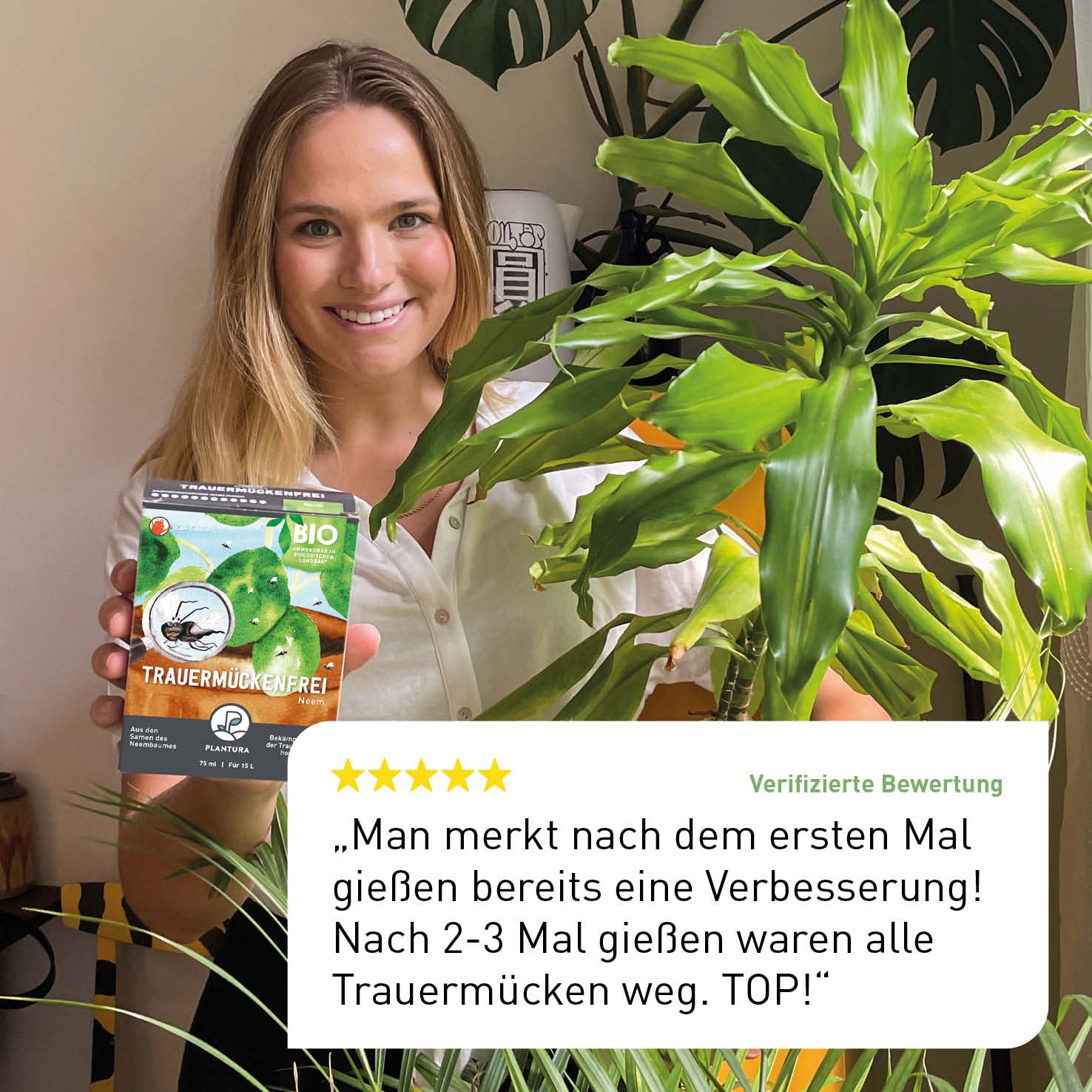 Bewertung des Plantura Trauermückenfrei Neems