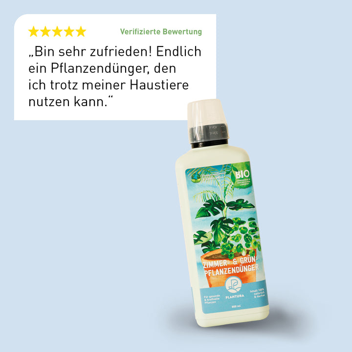 Bewertung des Plantura Zimmerpflanzendüngers