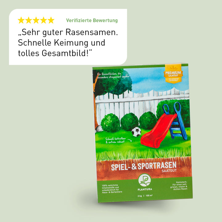 Bewertung des Plantura Spiel- und Sportrasens