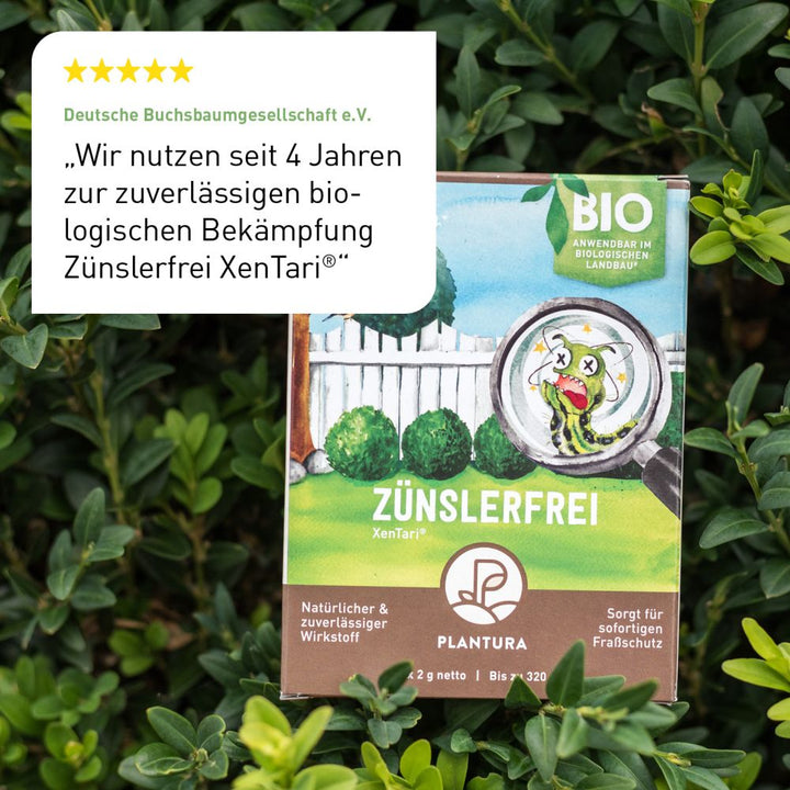 Bewertung des Zünslerfrei XenTaris® von Plantura