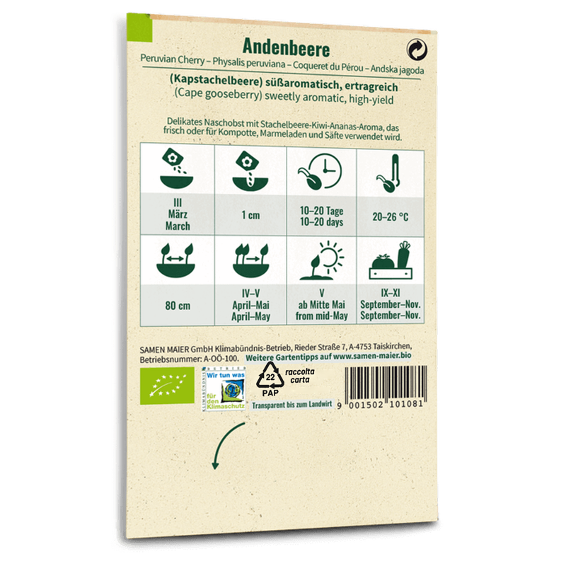 Bio-Andenbeere Saatgut