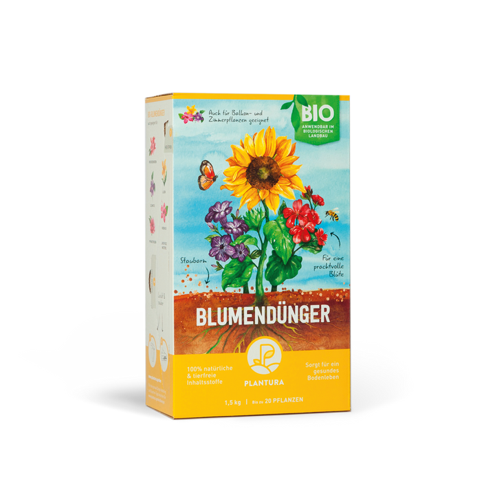 Biologischer Blumendünger von Plantura