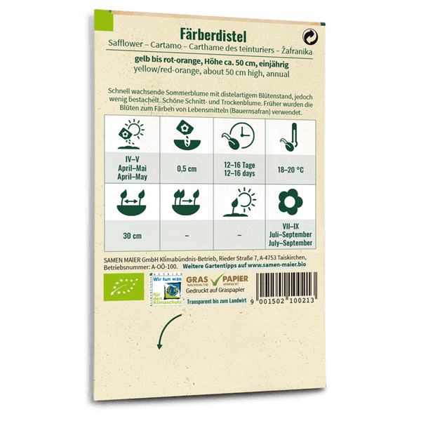 Bio-Färberdistel kaufen
