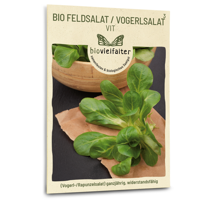 Bio-Feldsalat 'Vit' Samen