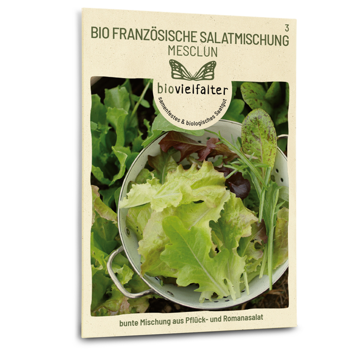 Bio-Französische Salatmischung 'Mesclun' Samen