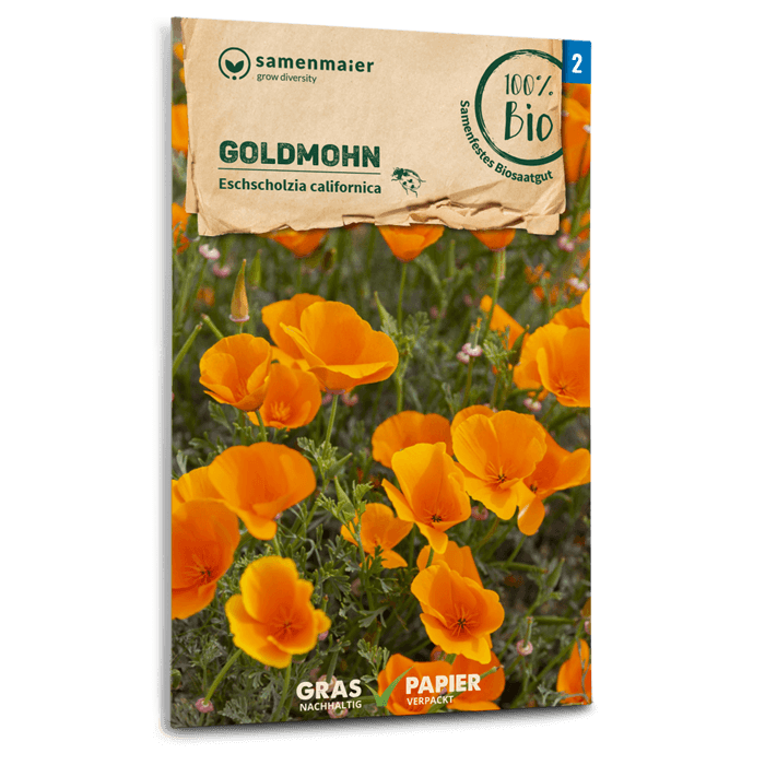 Bio-Goldmohn Orange Samen