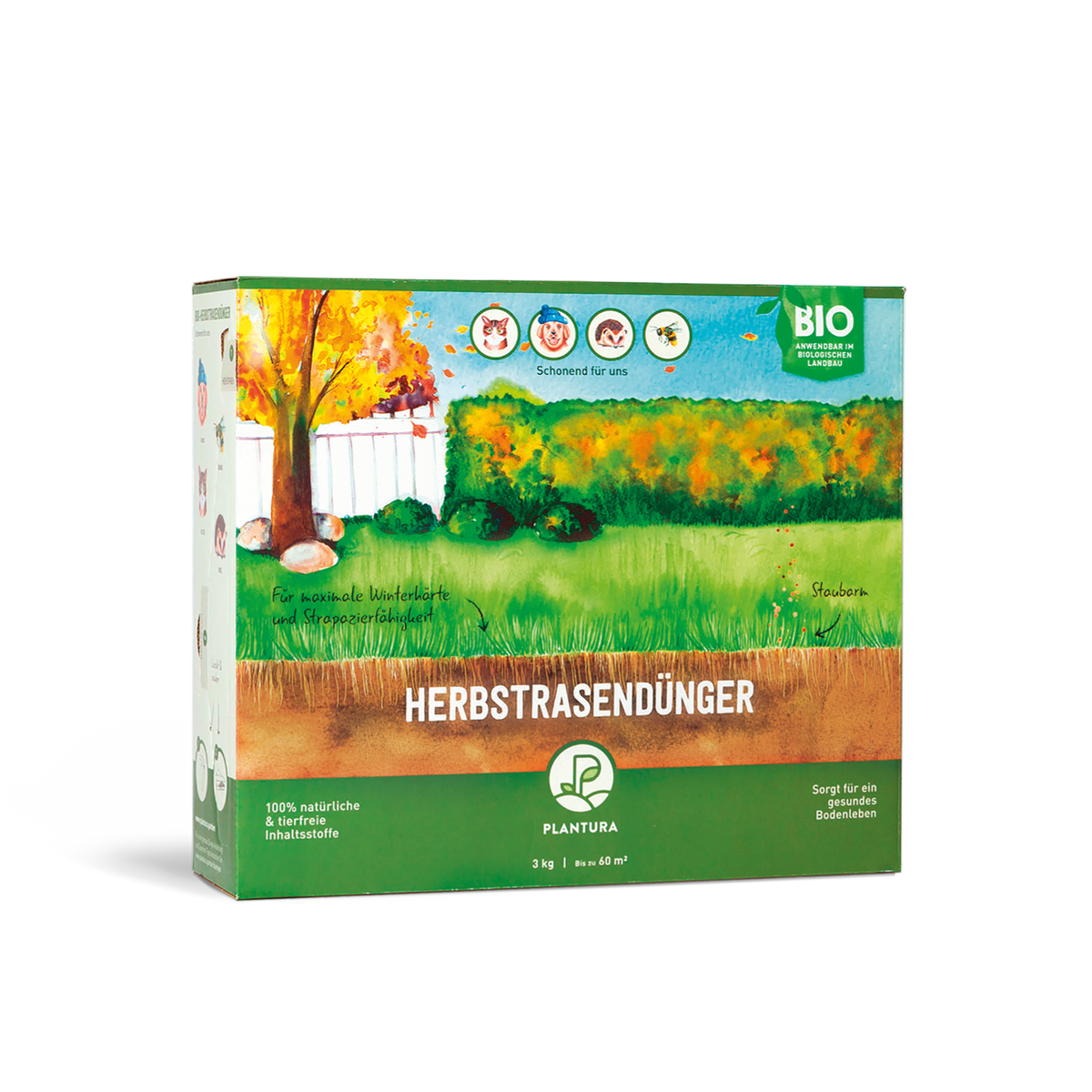 Bio-Herbstrasendünger 3 kg (Box)