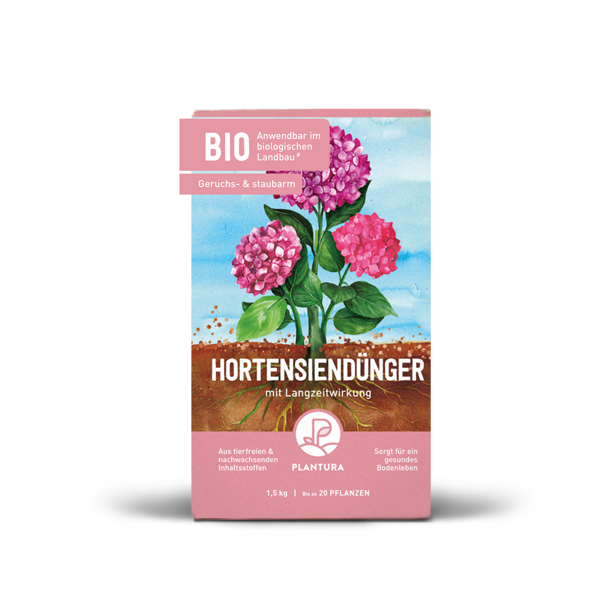 Biologischer Hortensiendünger von Plantura