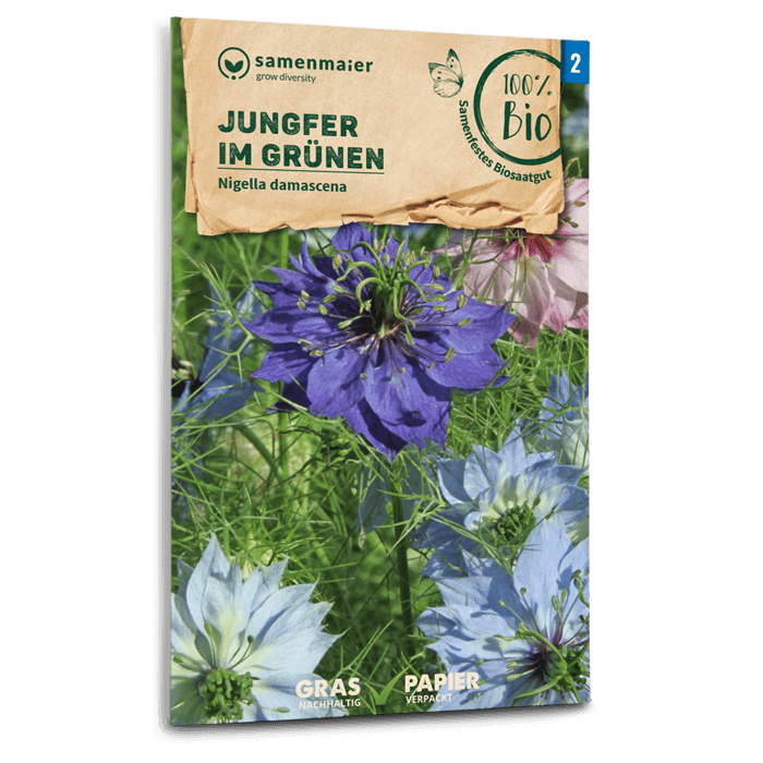 Bio-Jungfer im Grünen Mischung Samen