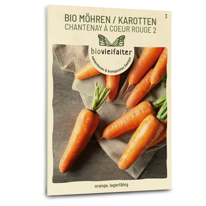 Bio-Karotten 'Chantenay à coeur Rouge 2' Samen