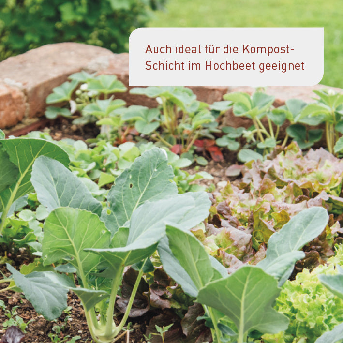Bio-Komposterde fürs Hochbeet