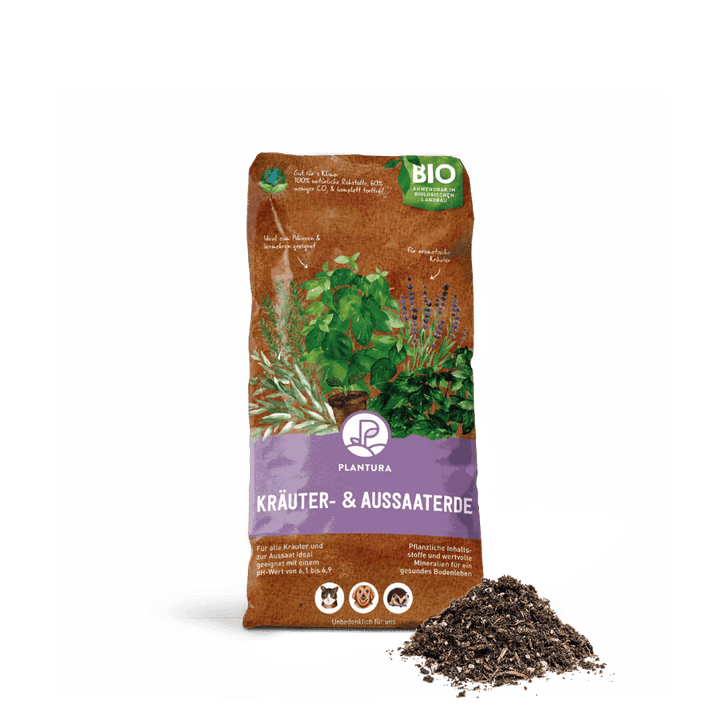 Kleine Bio-Kräuter- & Aussaaterde 5L Sack