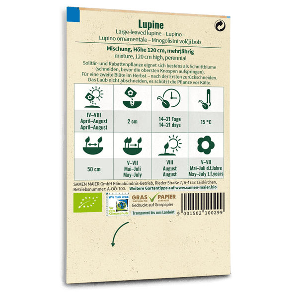 lupine saatgut Bio-Lupine Mischung kaufen