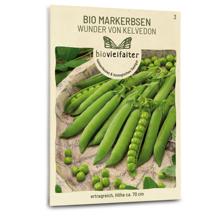 Bio-Markerbse 'Wunder von Kelvedon' Samen