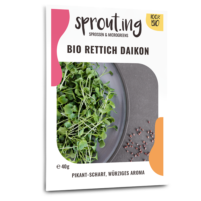 Bio-Rettich Sprossen Samen