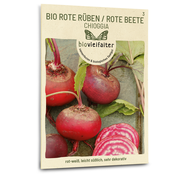 Bio-Rote Beete 'Chioggia' Samen