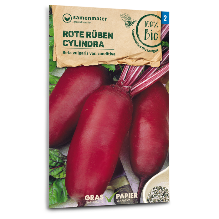 Bio-Rote Beete 'Cylindra' Lang Samen
