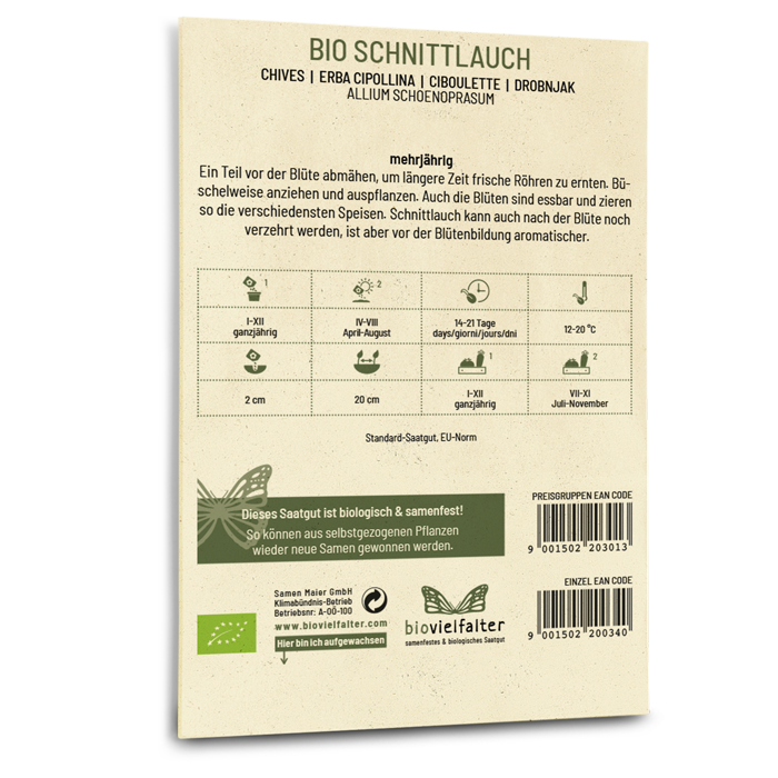 Bio-Schnittlauch Saatgut