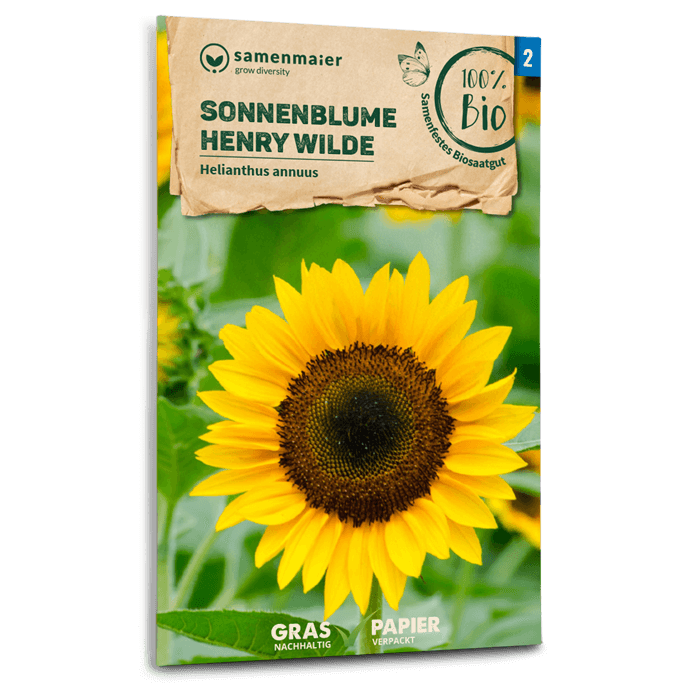 Bio-Sonnenblume 'Henry Wilde' Samen