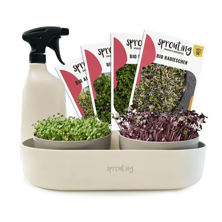 Bio-Sprossen Anzucht-Set (Komplett-Set)
