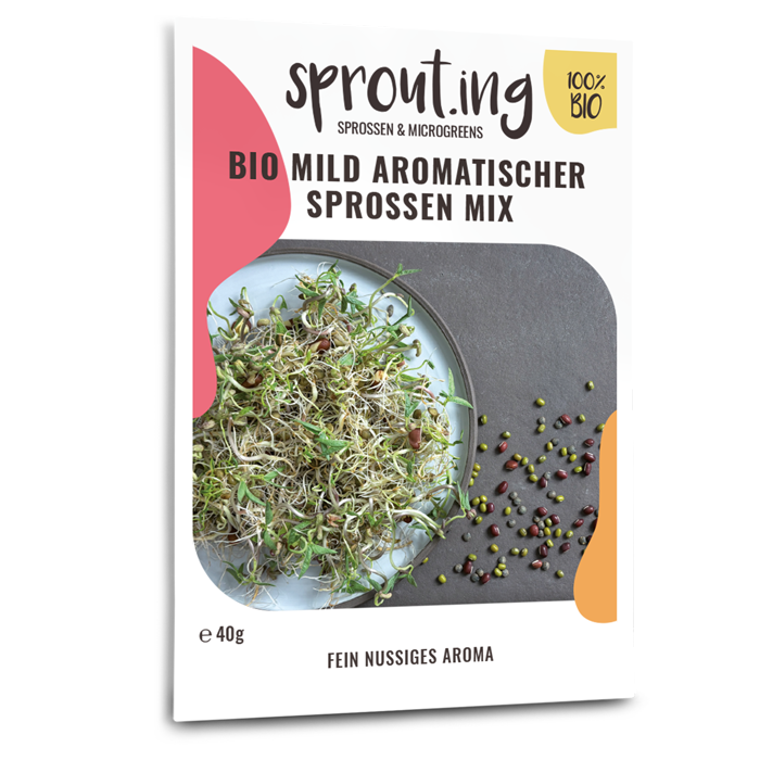 Bio-Sprossen Mix Mild-Aromatisch Samen