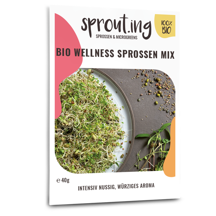 Bio-Sprossen Mix Wellness Samen