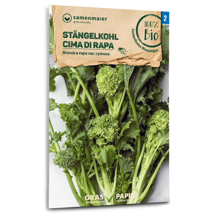 Bio-Stängelkohl 'Cima di rapa' Samen