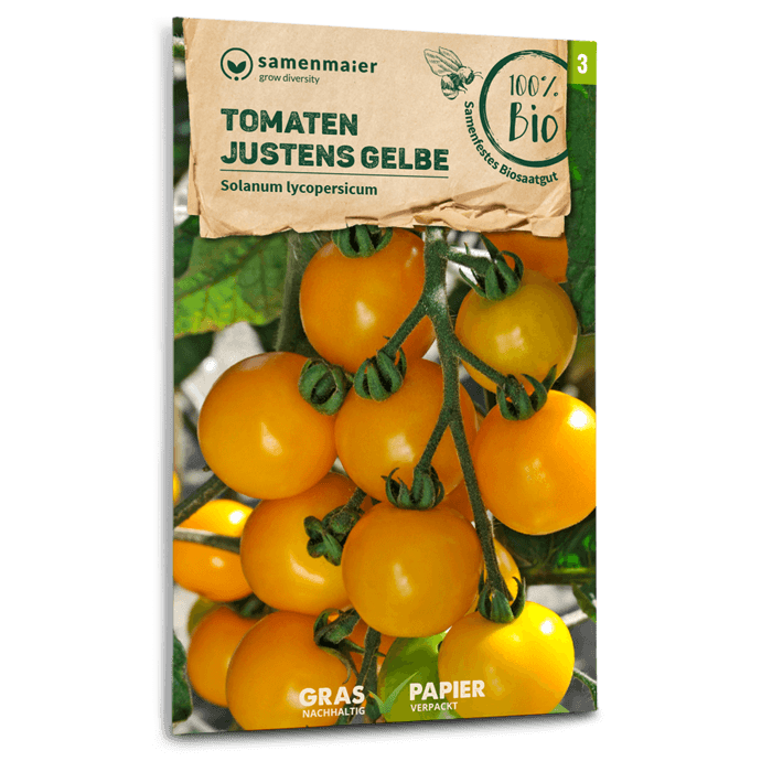Bio-Tomate 'Justens Gelbe'