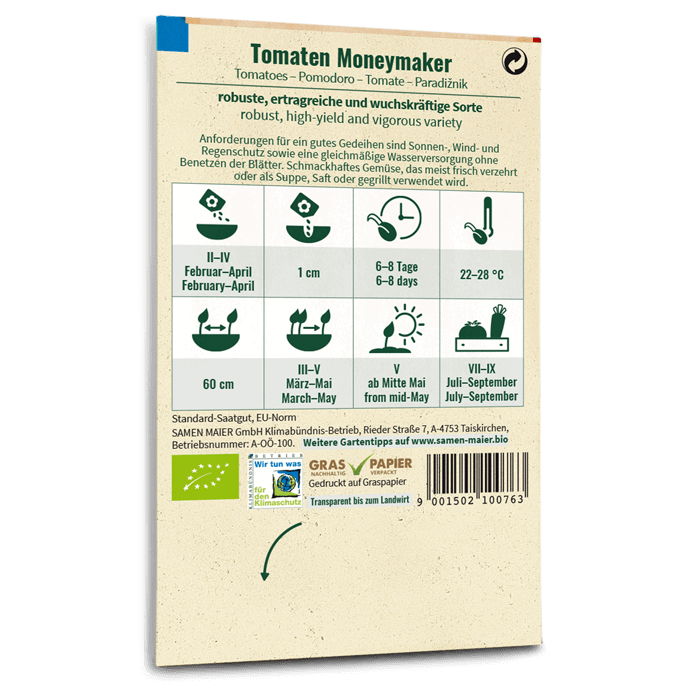 Bio-Tomate 'Moneymaker' Saatgut