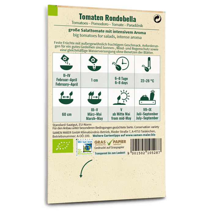 Bio-Tomate 'Rondobella' Saatgut
