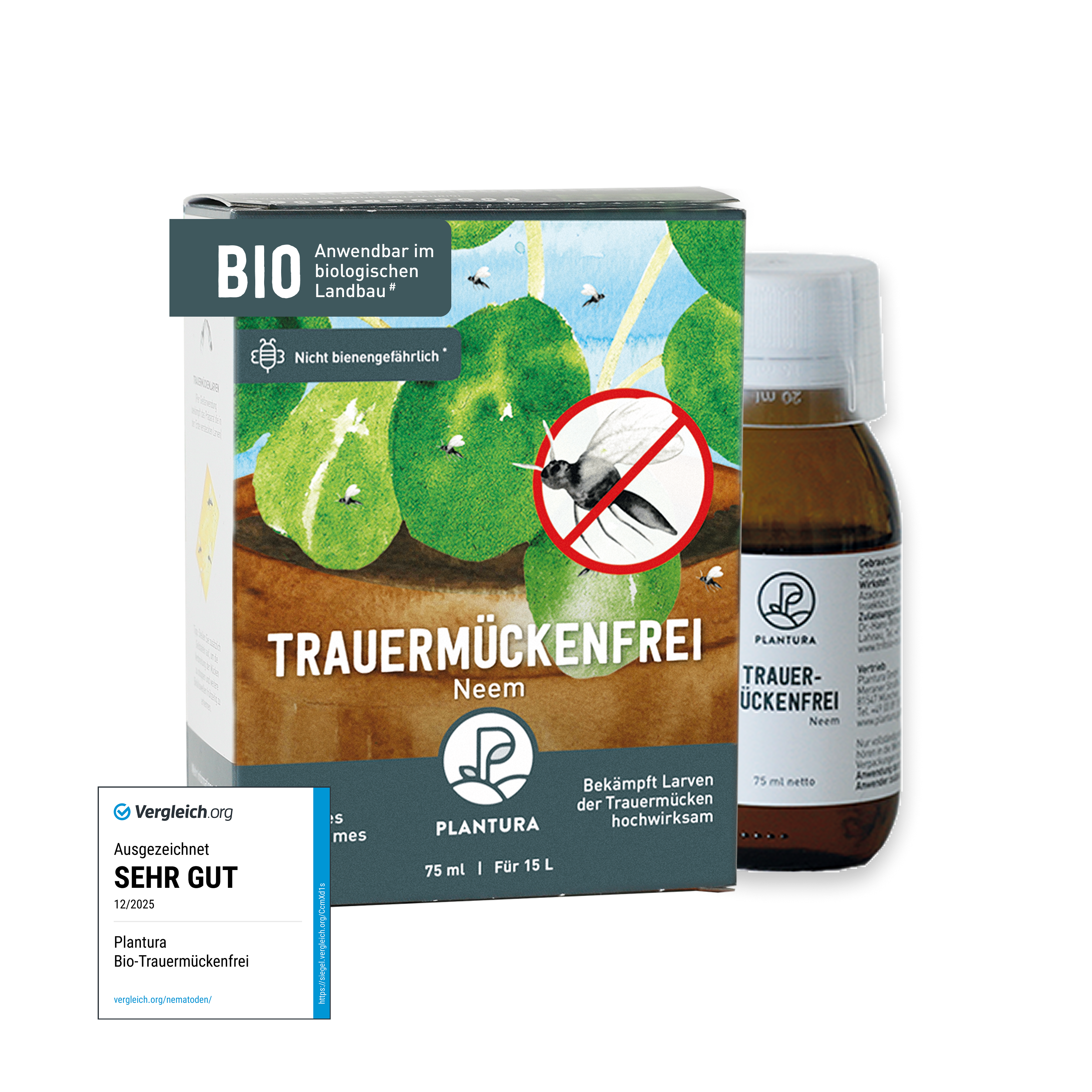 Bio-Mittel gegen Trauermücken von Plantura