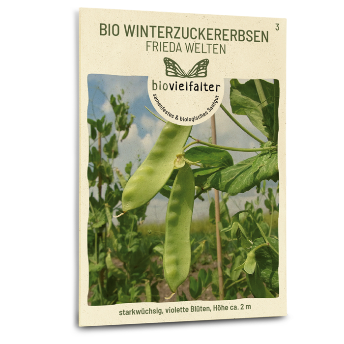 Bio-Winterzuckererbse 'Frieda Welten'