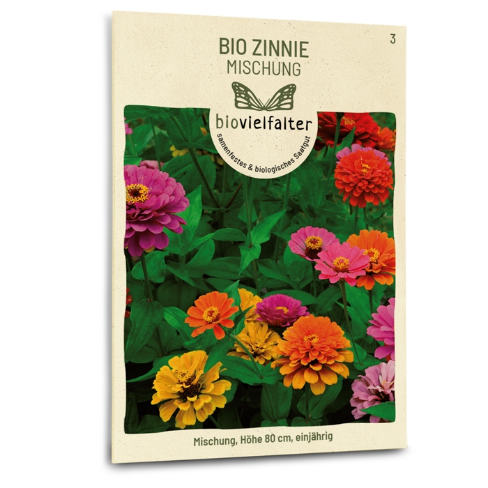 Bio-Zinnie Mischung Samen