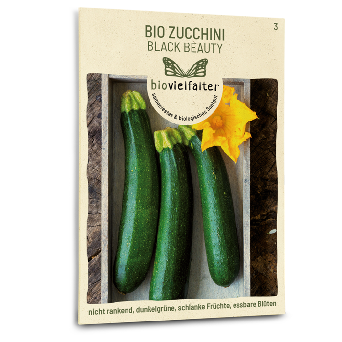 Bio-Zucchini 'Black Beauty' Samen