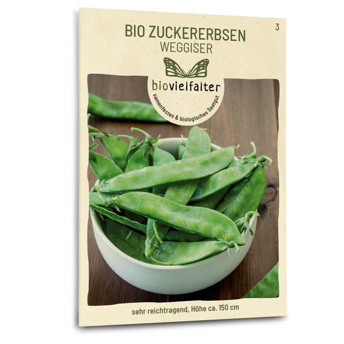 Bio-Zuckererbse 'Weggiser'