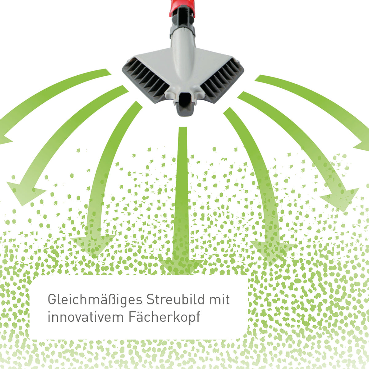 Streubild des Granulatstreuers Granomax 5