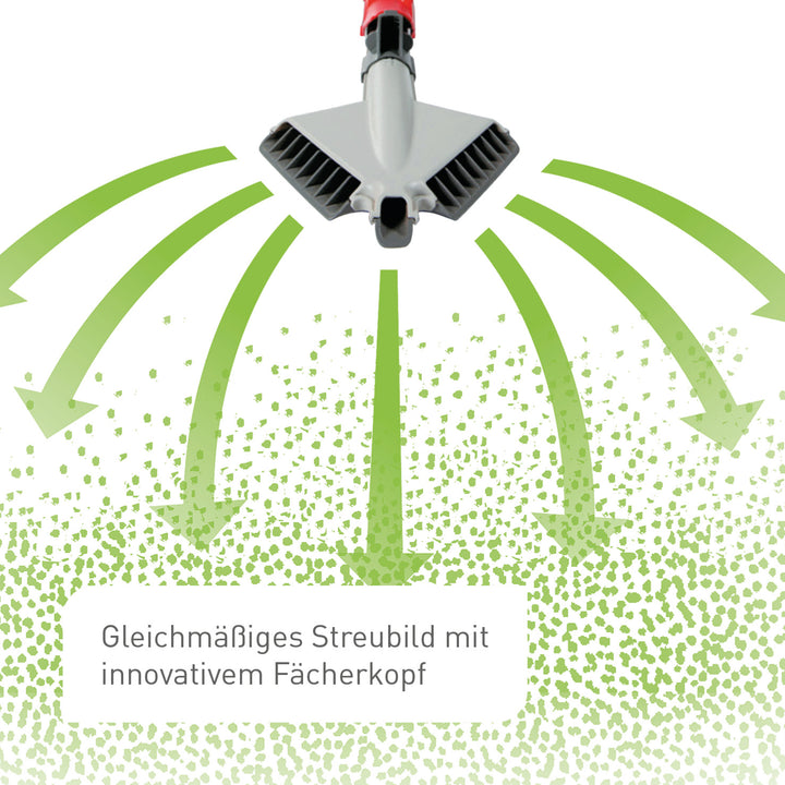 Streubild des Granulatstreuers Granomax 5