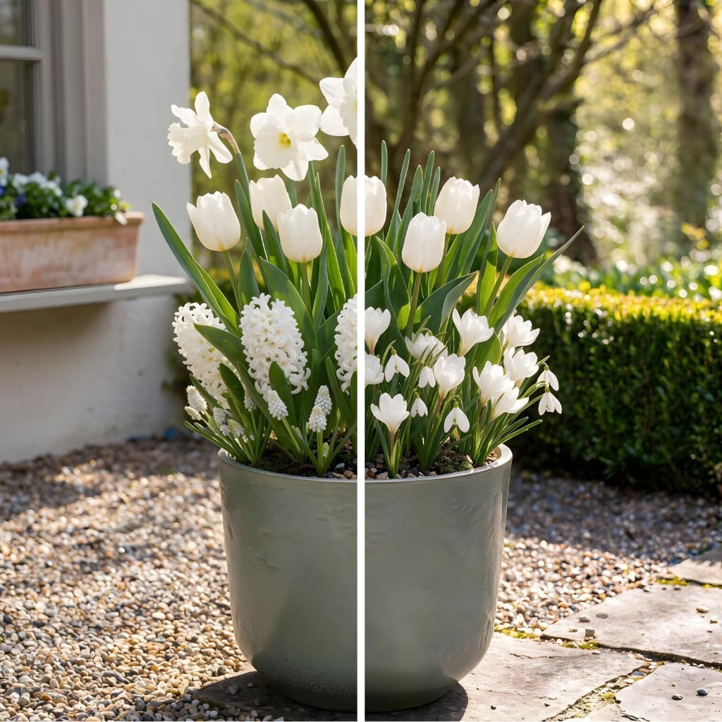 Blumenzwiebel-Lasagne 'Pure White Silk'