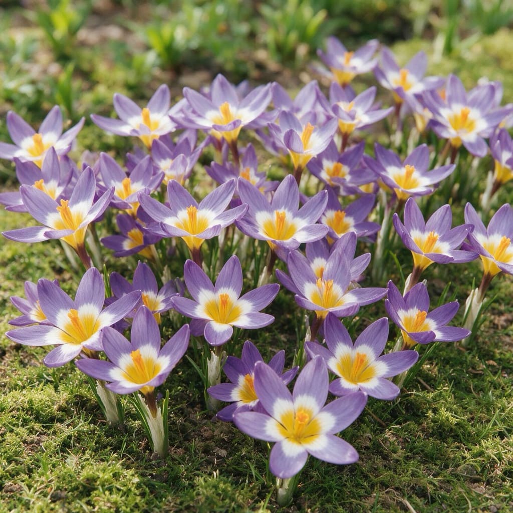 Dreifarbiger Wildkrokus 'Tricolor' Violett