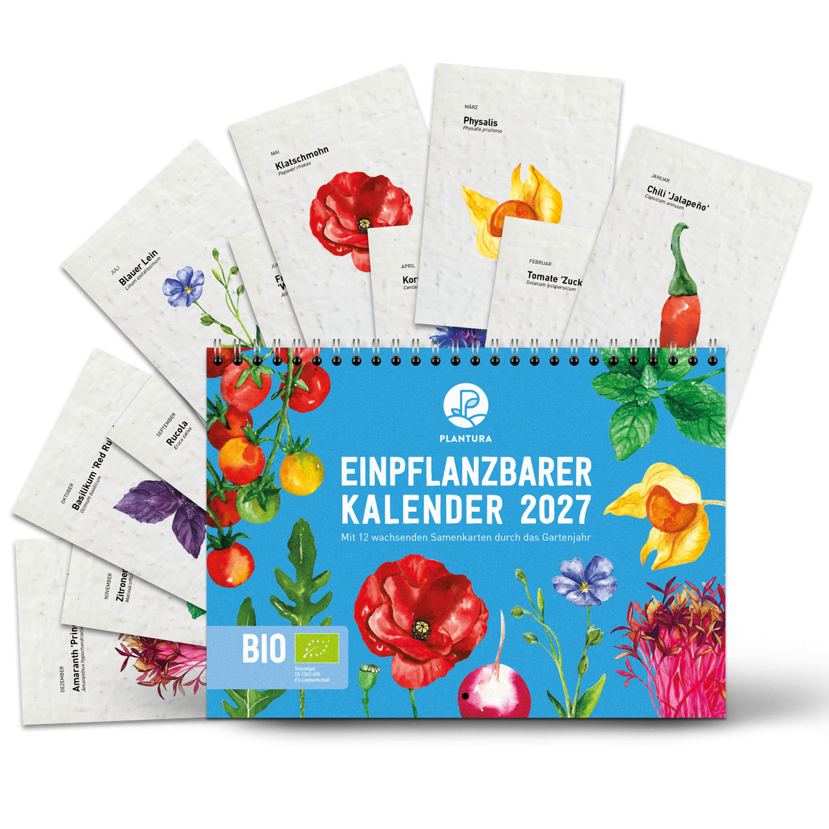 Einpflanzbarer Kalender von Plantura
