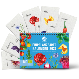 Einpflanzbarer Kalender von Plantura