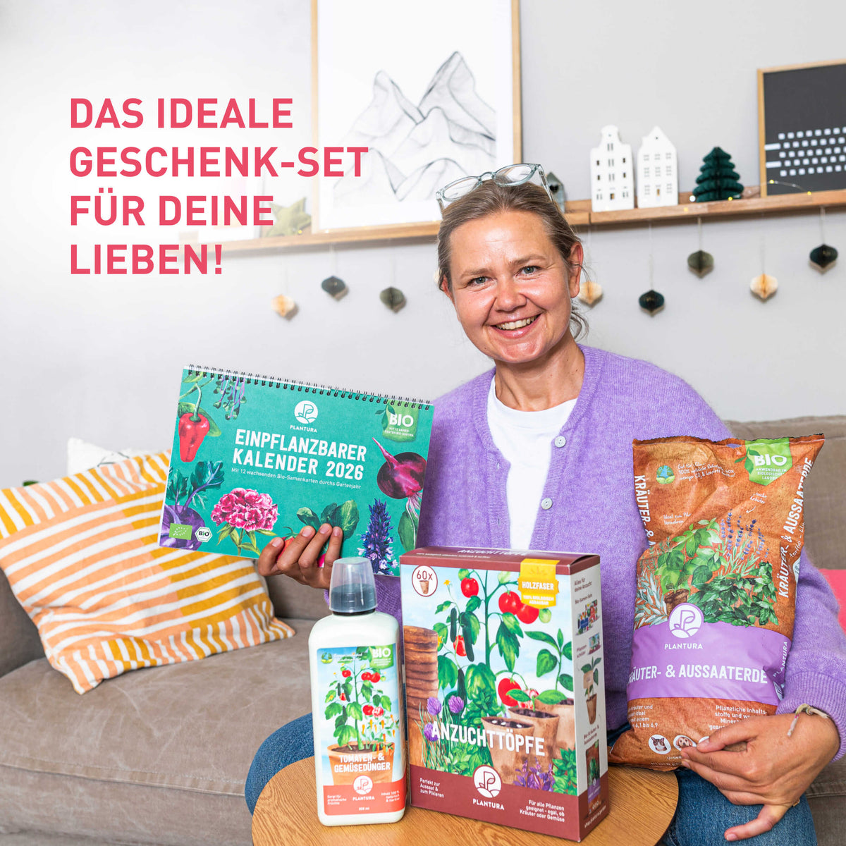 Plantura Kalender-Set als tolle Geschenkidee