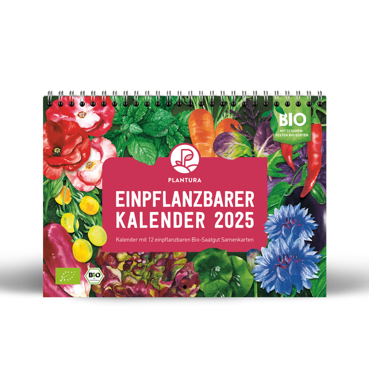 Einpflanzbarer Kalender von Plantura