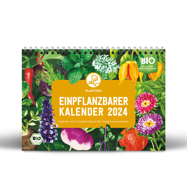 Einpflanzbarer Kalender von Plantura